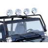 Arceau de projecteurs alu, noir - Wrangler TJ 96 - 02