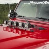 Support pour Led-Lightbar sur la Capot-moteur - Wrangler TJ 96 - 06